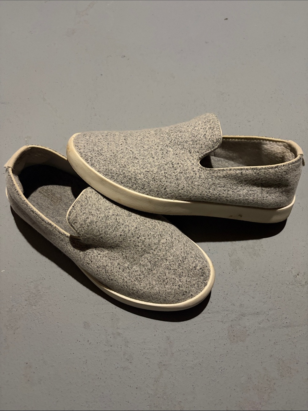 Allbirds - Men’s Wool Loungers - Dapple Grey (Cream Sole) - size Men’s 9 - Picture 2 of 7